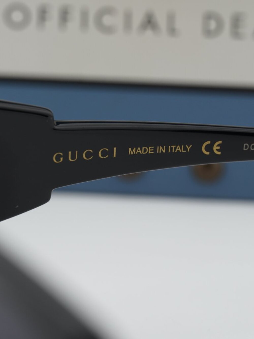 Gucci GG0875S 001 Square Sunglasses - Black / Grey - Picture 8 of 13